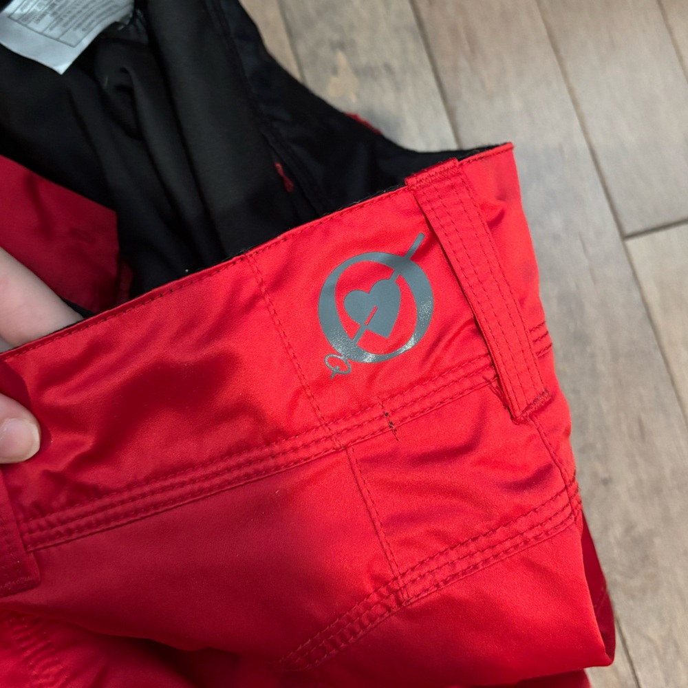 Obermeyer “Lennox” Ski Pants size 2 bright cherry red - Picture 10 of 11